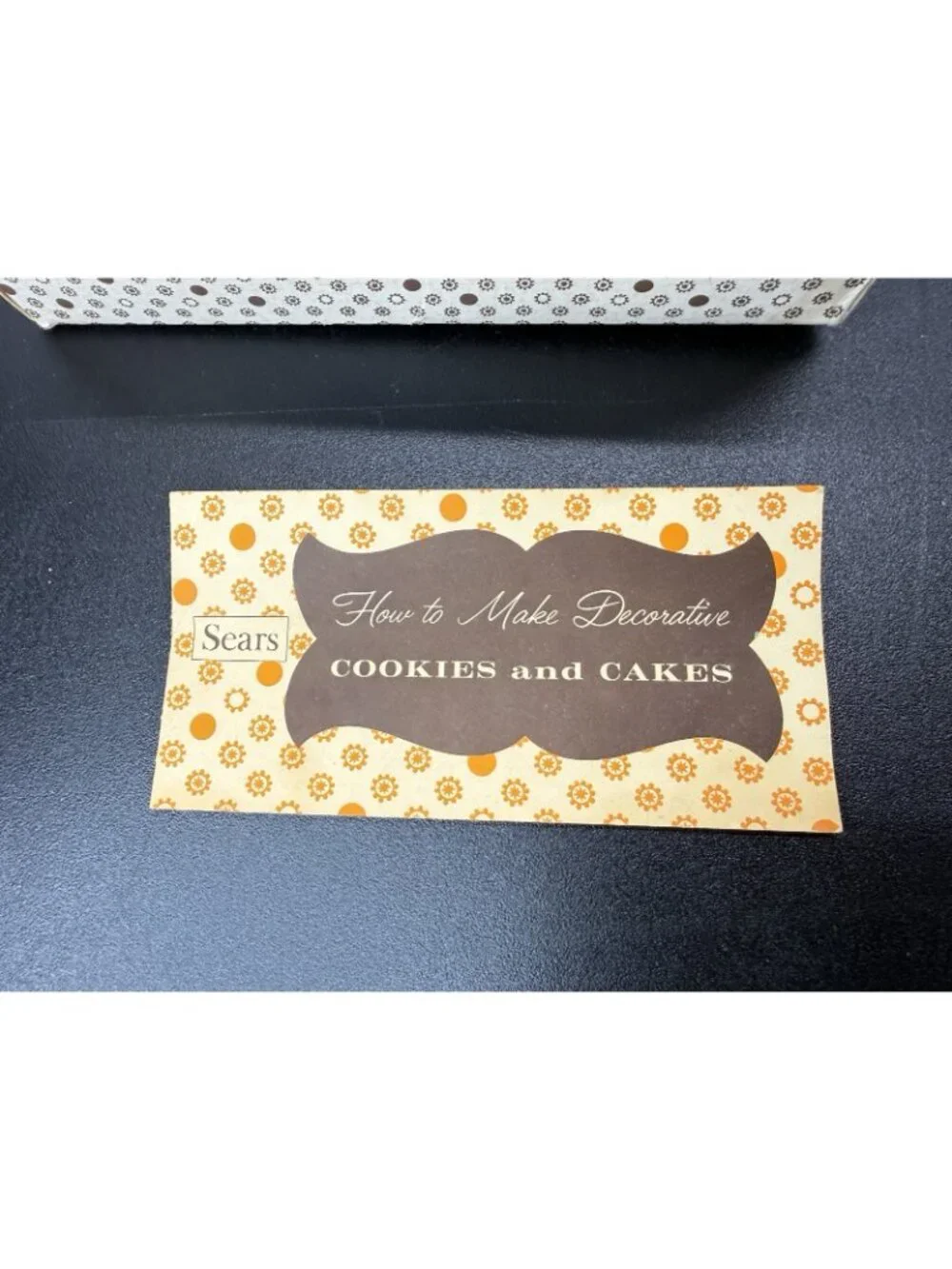 Vintage 1950s Sears Cooky Press Cake Decorator Set Copper Aluminum Boxed